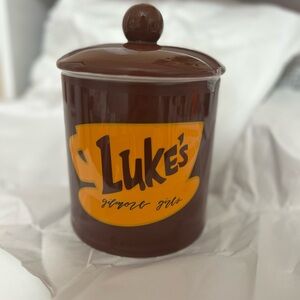 Luke's Diner Brown Ceramic Cookie Jar